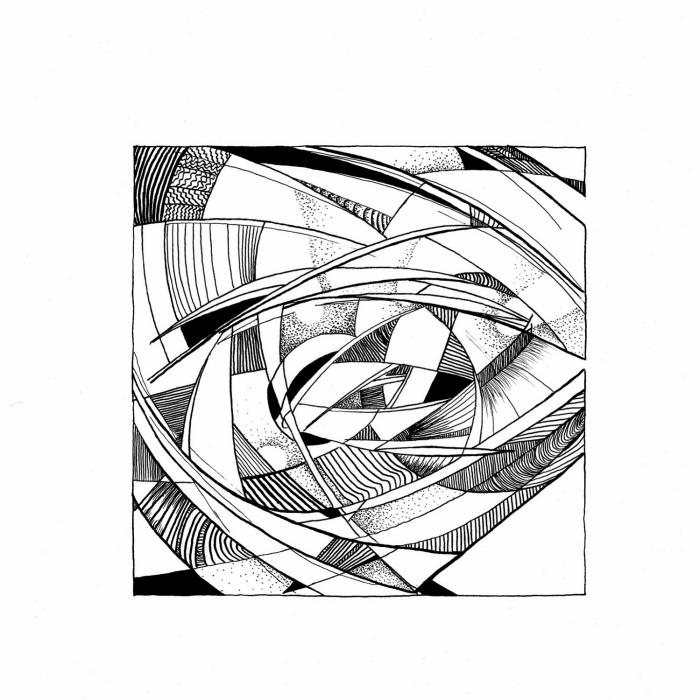 Dip Pen and India Ink on Paper,  5.5 inches by 5.5 inches
