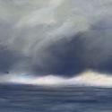 Stormy Skyline  Digital Painting  18" x 24"